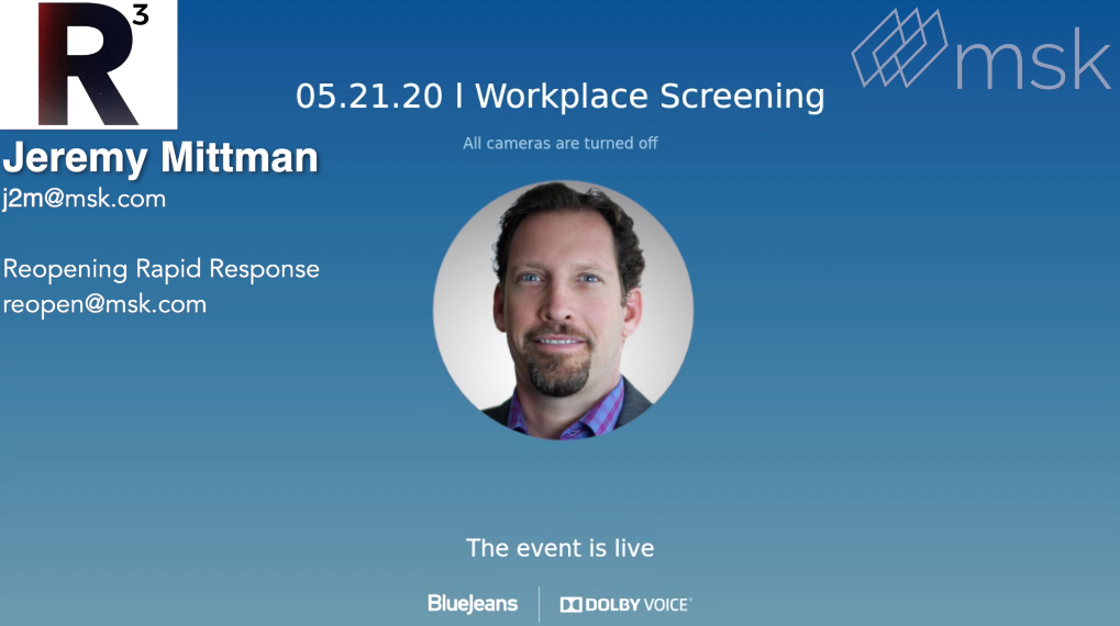 MSK Minute: Jeremy Mittman Covers Workplace Screening